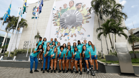 Jogadoras da Seleção Brasileira feminina de Futebol (foto: Rafael Ribeiro/CBF)