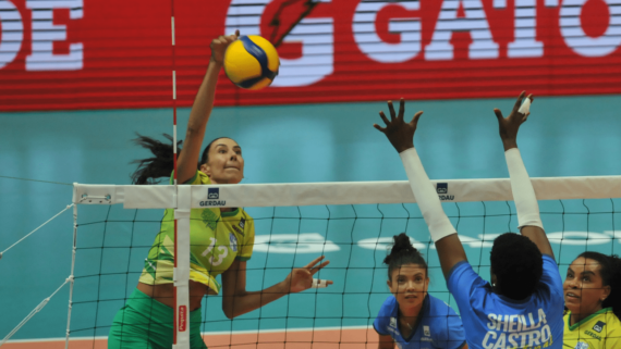 Sheilla Castro, ex-oposta da Seleção Brasileira Feminina de Vôlei (foto: Marcos Vieira/EM/D. A Press)