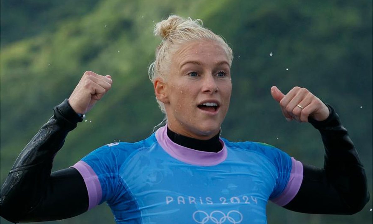 Tatiana Weston-Webb nasceu em Porto Alegre e foi criada no Havaí, nos EUA, desde os dois meses (foto: Ben Thouard/POOL/AFP)