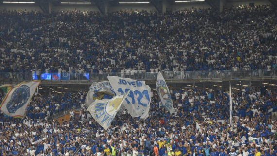 Torcida do Cruzeiro no Mineirão (foto: Ramon Lisboa/EM D.A Press)