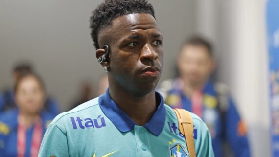 Vinicius Junior, atacante da Seleção Brasileira e do Real Madrid (foto: Rafael Ribeiro/CBF)