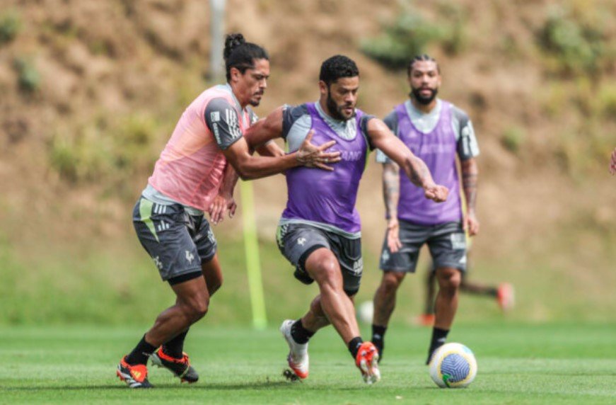 Jogadores do Atlético (foto: Paulo Henrique França / Atlético)