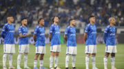 Time do Cruzeiro perfilado (foto: Alexandre Guzanshe/EM/D.A.Press)