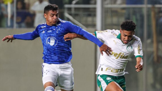 Cruzeiro e Palmeiras empataram no jogo de ida por 2 a 2 (foto: Fabio Menotti/Palmeiras)