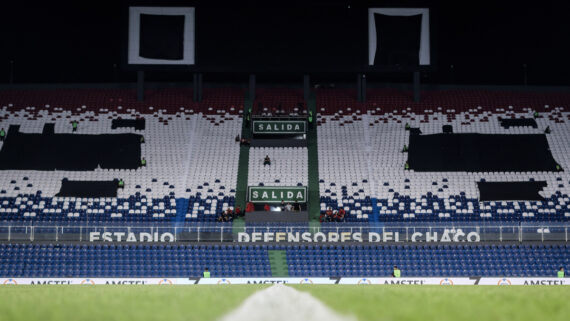 Defensores del Chaco foi palco de Libertad x Cruzeiro (foto: Gustavo Aleixo/Cruzeiro)