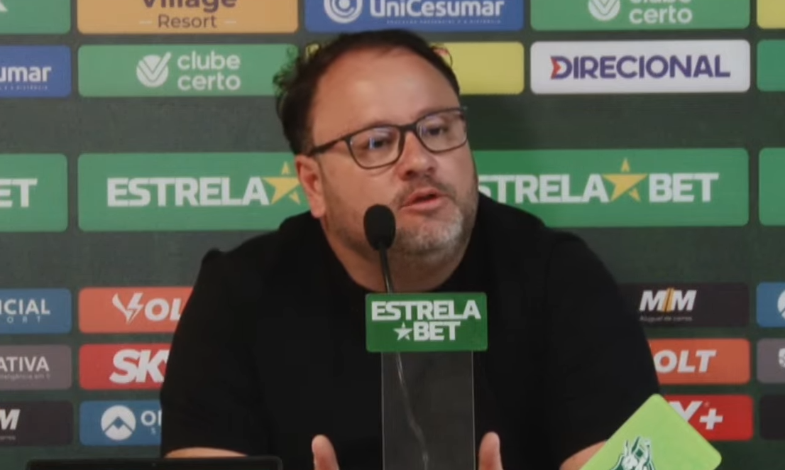 Fred Cascardo é diretor de futebol do América desde 2022 (foto: Reprodução/CoelhoTV)