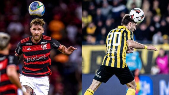 Jogadores em partida (foto: Divulgação / Marcelo Cortes (CRF) - Peñarol)