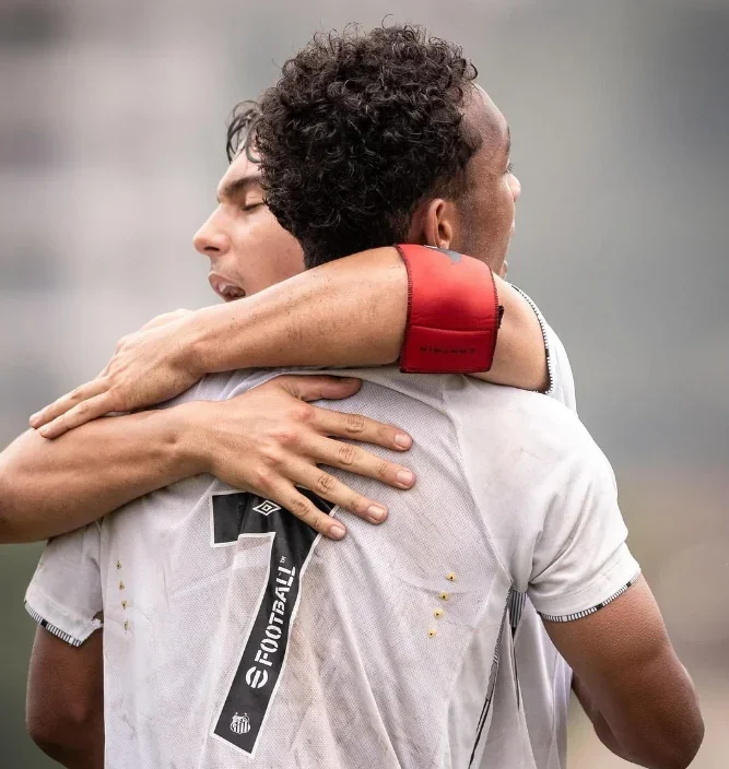 Santos goleou o Cruzeiro por 6 a 3 (foto: Bruno Vaz/Santos FC)