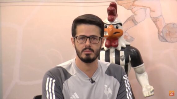 Fael Lima, representante do Atlético no Alterosa Esporte (foto: Reprodução/YouTube)