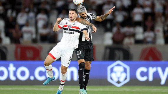 São Paulo e Botafogo brigam por vaga nas semifinais da Libertadores (foto: Vítor Silva/Botafogo)