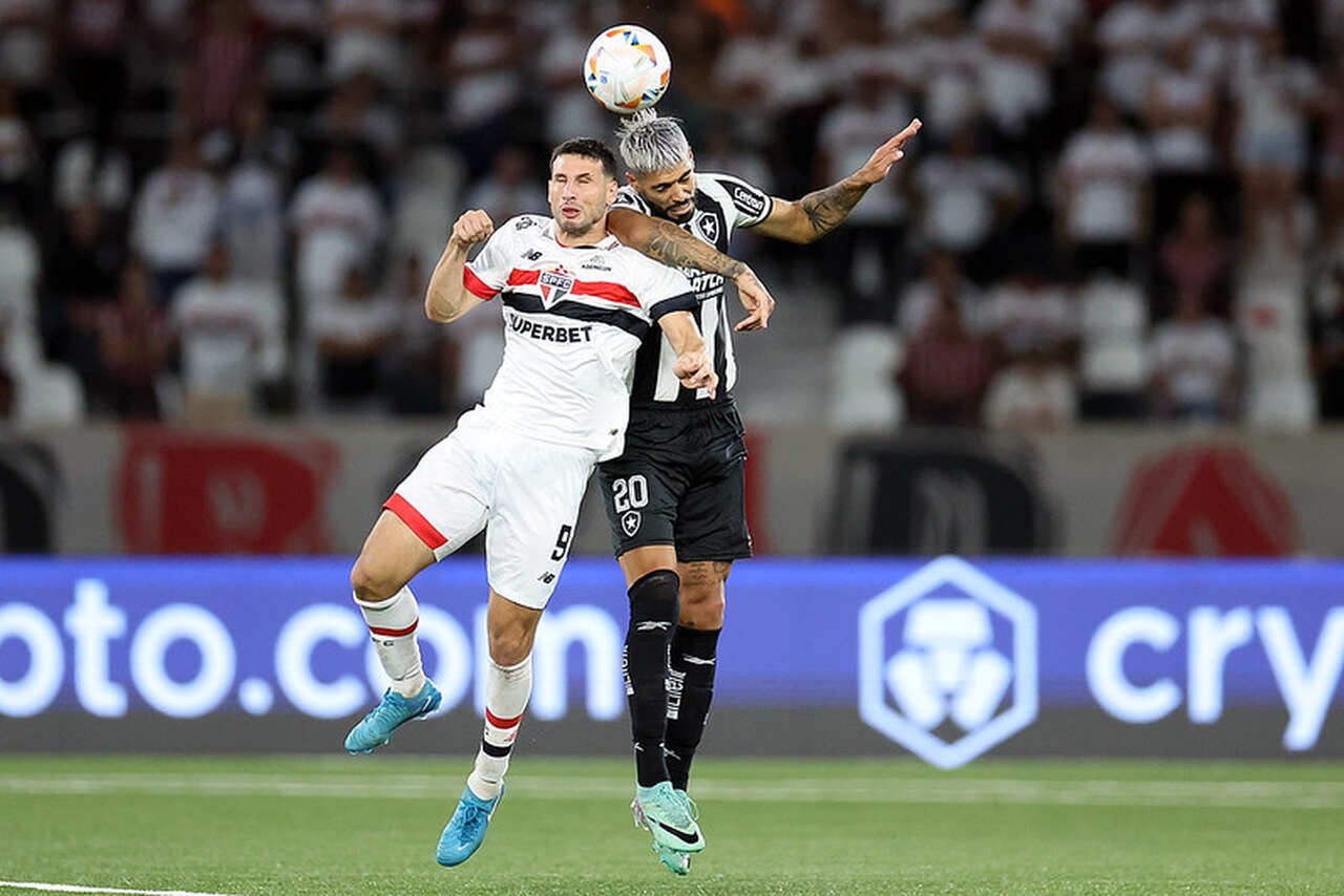 São Paulo e Botafogo brigam por vaga nas semifinais da Libertadores (foto: Vítor Silva/Botafogo)