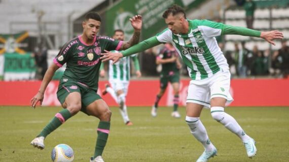 Juventude vence o Fluminense de virada, em Caxias do Sul (foto: Marcelo Gonçalves/Fluminense)