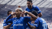 Matheus Pereira comemorando gol do Cruzeiro (foto: Gustavo Aleixo/Cruzeiro)