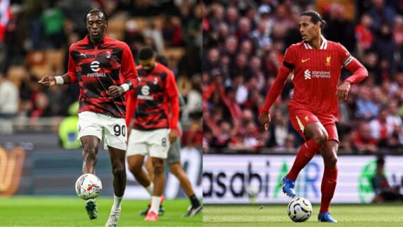 Jogadores (foto: Divulgação / Milan - Liverpool)