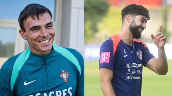 Jogadores das equipes (foto: Divulgação / portugal - hns_cff)