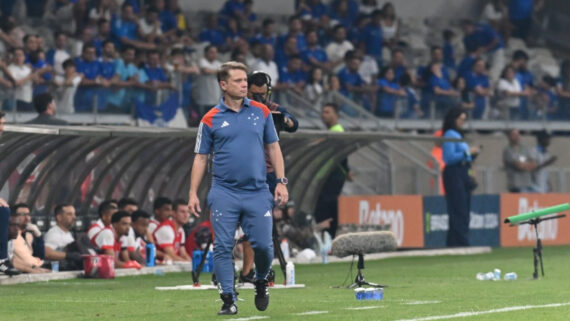 Seabra em jogo do Cruzeiro (foto: Leandro Couri/EM/D.A.Press)