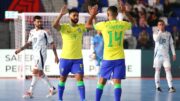 Seleção Brasileira de Futsal enfrentará a Ucrânia em busca da final (foto: Fifa/Divulgação)