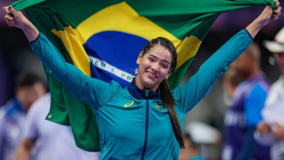 Brasileira celebra (foto: Wander Roberto/CPB)