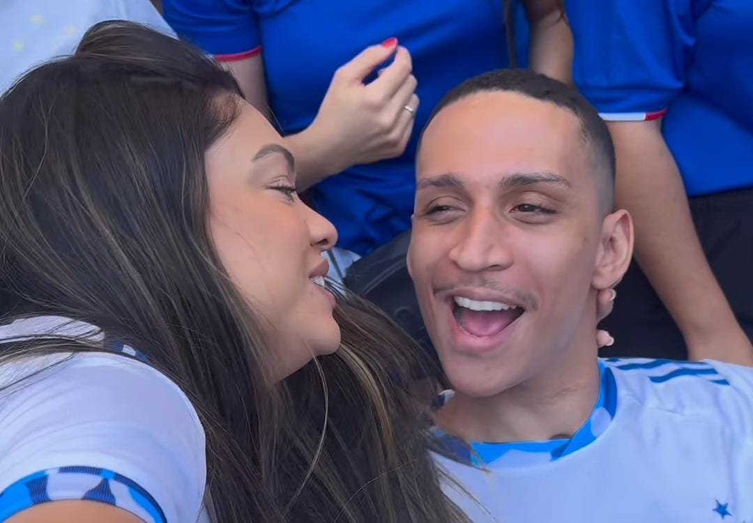 Larissa Isabelle e Ítalo Bragioni no Mineirão (foto: Reprodução/Instagram/larissaisabelle)