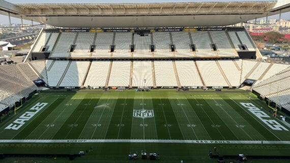 Neo Química Arena vai receber jogo da NFL (foto: Vinicius Alves/ Agência Corinthians)