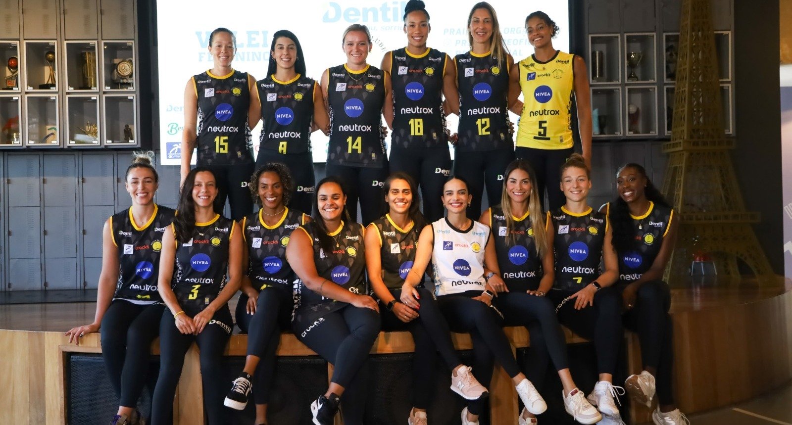 Elenco do Praia Clube para 2024/25 (foto: Cacau Souza)