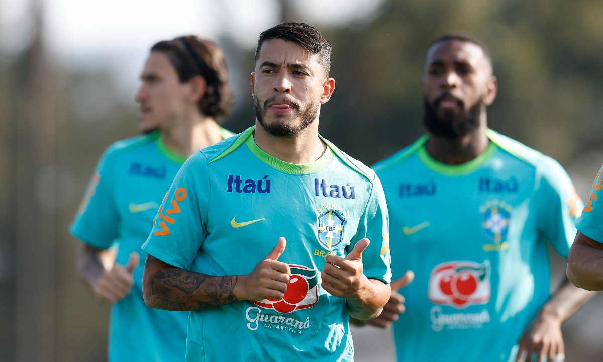 William em treino da Seleção Brasileira (foto: Rafael Ribeiro/CBF)