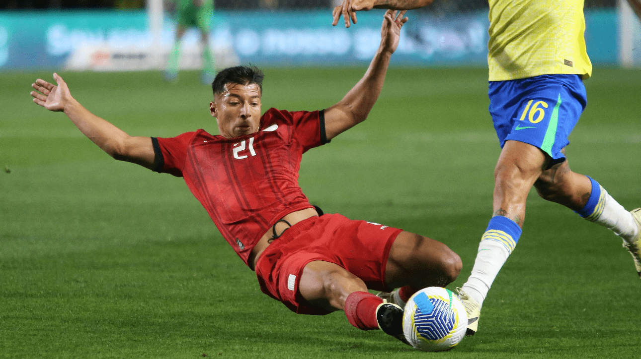 Alan Franco, meio-campista do Atlético e da seleção equatoriana - (foto: Albari Rosa/AFP)