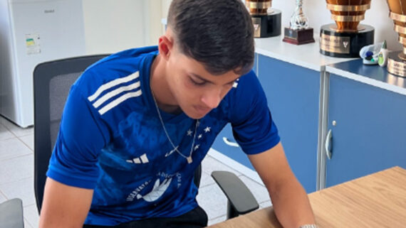 André Balbino, jogador do sub-17 do Cruzeiro (foto: andre.bs.07/Instagram)