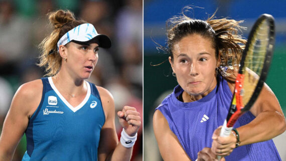 Beatriz Haddad Maia e Daria Kasatkina disputam o título do WTA 500 de Seul (foto: Jung Yeon-je/AFP)