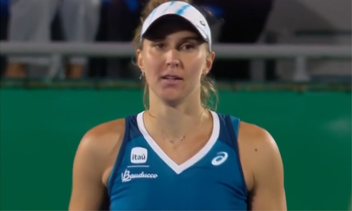 Bia Haddad Maia em ação no WTA 500 de Seul (foto: Reprodução/WTA)