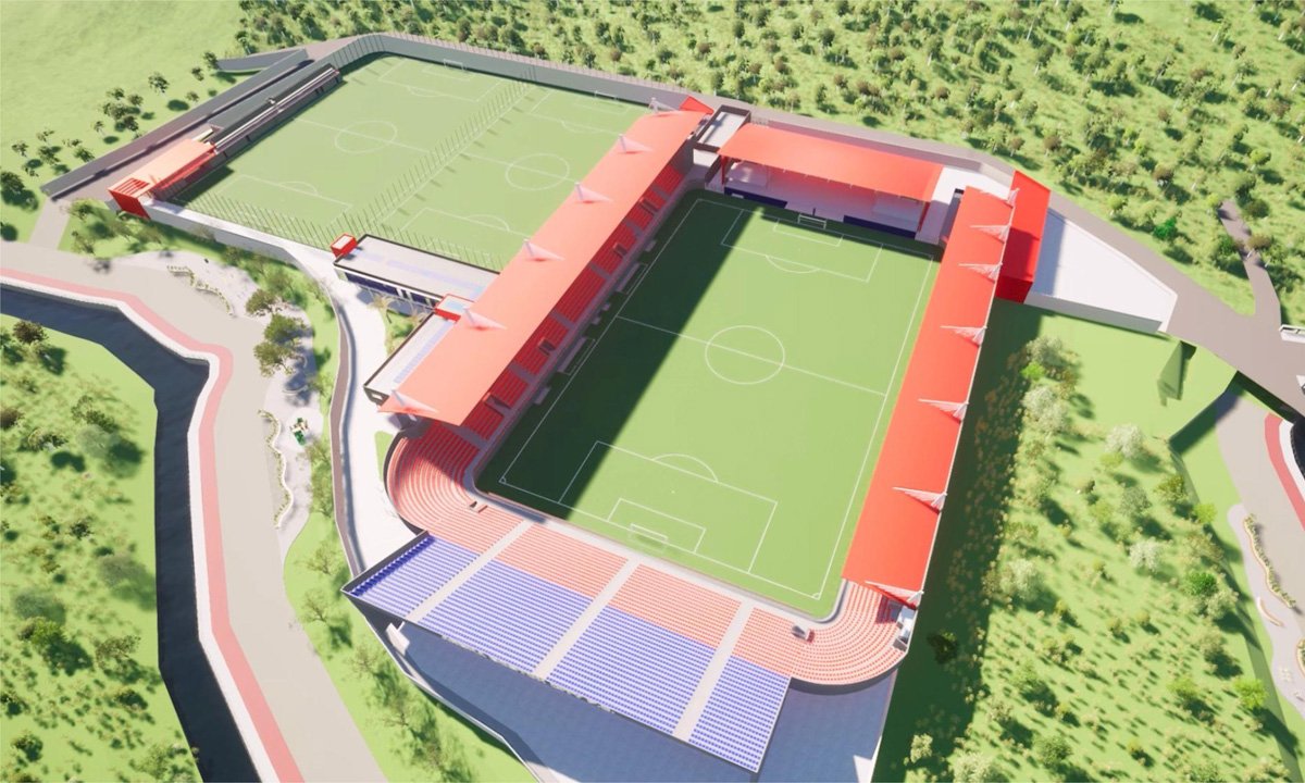 Estádio do Boston City, em Manhuaçu, terá 12 mil lugares (foto: Boston City/Divulgação)