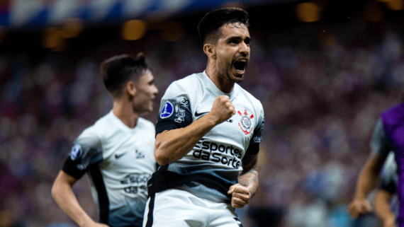 Meio-campista Igor Coronado, do Corinthians (foto: Thiago Gadelha/AFP)