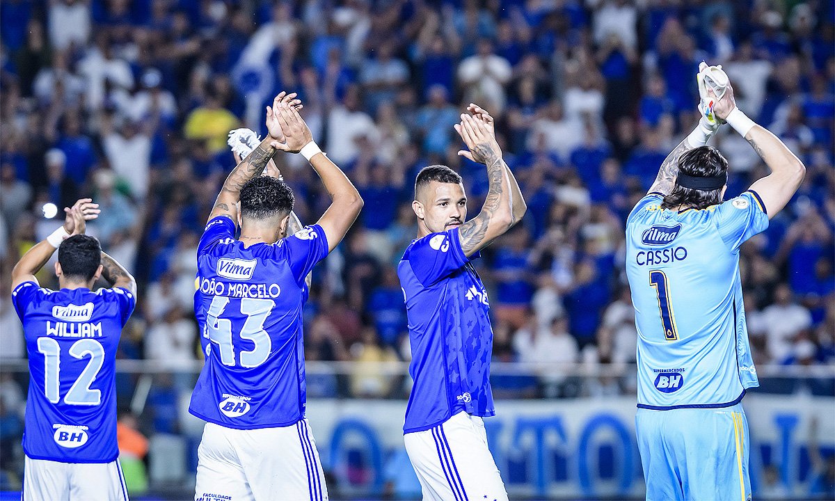 Cruzeiro enfrentou Fortaleza diante de menos de 10 mil torcedores (foto: Gustavo Aleixo/Cruzeiro)