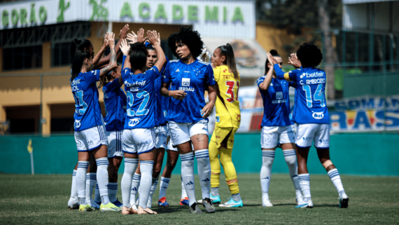 Jogadoras do Cruzeiro (foto: Gustavo Martins/Cruzeiro)