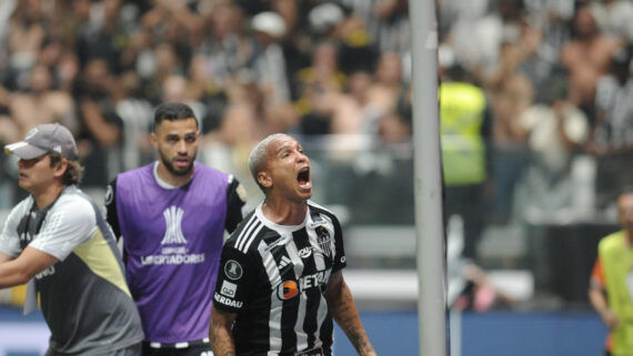 Deyverson, atacante do Atlético (foto: Alexandre Guzanshe/EM/D.A Press)