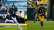 Jogadores de Eagles e Packers (foto: Divulgação / Eagles e Packers)