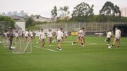 Jogadores do Corinthians durante treinamento (foto: Bruno Granja/Agência Corinthians)