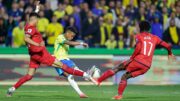 Estêvão em campo pela Seleção Brasileira (foto: Rafael Ribeiro/CBF)