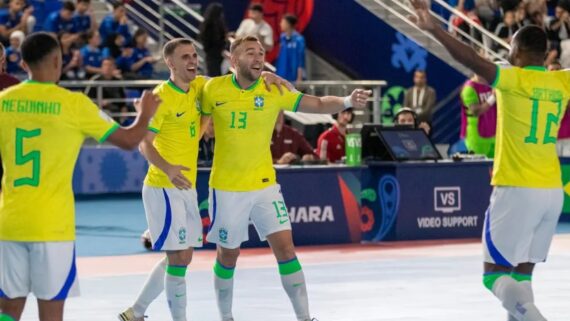 Brasil futsal (foto: Leto Ribas/CBF)