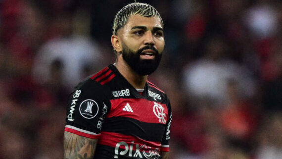 Gabigol, atacante do Flamengo (foto: Pablo Porciuncula/AFP)