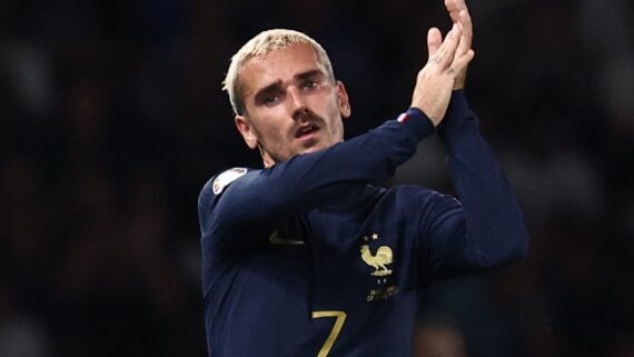 Antoine Griezmann se aposentou da Seleção Francesa (foto: Anne-Christine POUJOULAT / AFP)