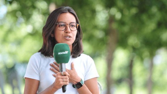 Kin Saito deixou o cargo de diretora de futebol feminino do Cruzeiro nesta terça-feira (foto: Alexandre Guzanshe/EM/D.A Press)