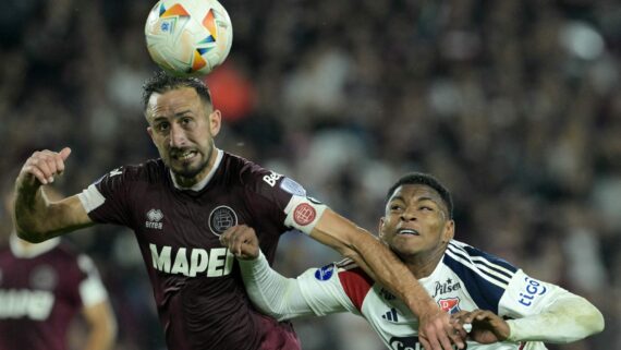 Lanús x Independiente Medellín (foto: Juan Mabromata/AFP)