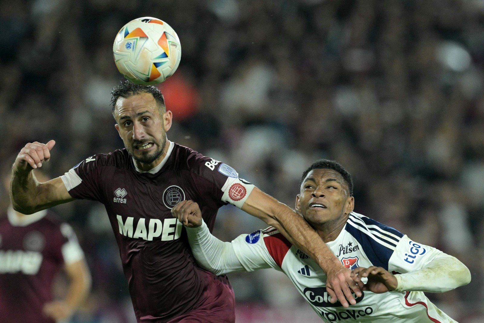Lanús x Independiente Medellín (foto: Juan Mabromata/AFP)