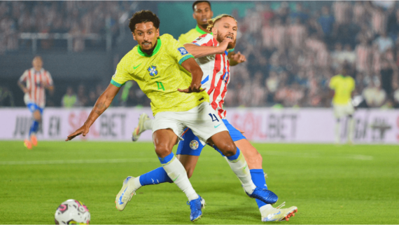 Marquinhos, zagueiro da Seleção Brasileira (foto: Daniel Duarte/AFP)