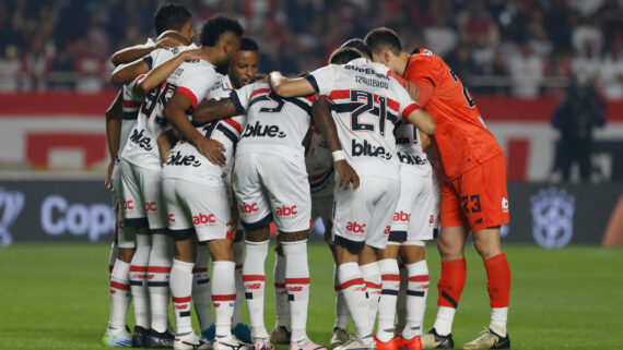 Jogadores do São Paulo (foto: Rubens Chiri / São Paulo FC)