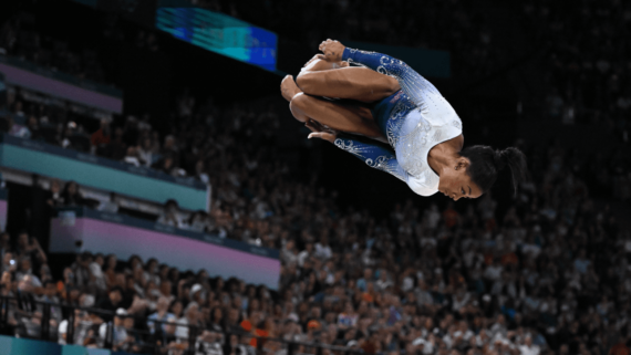 Simone Biles, ginasta estadunidense (foto: Leandro Couri/EM/D.A Press)