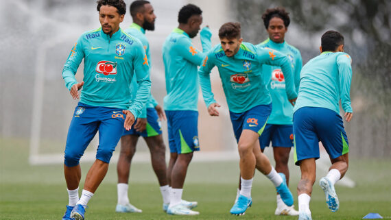 Treino da Seleção Brasileira no CT do Caju (foto: Rafael Ribeiro/CBF)