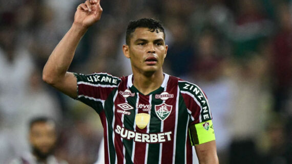 Thiago Silva, zagueiro do Fluminense (foto: PABLO PORCIUNCULA/AFP)