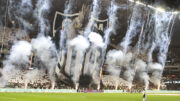 Torcida do Atlético durante jogo contra o São Paulo na Arena MRV (foto: Edésio Ferreira/EM/DA.Press)